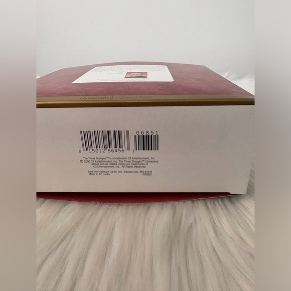 HALLMARK KEEPSAKE the Label Three Stooges Ornament Set “Larry,Moe and Curly” - Picture 9 of 9